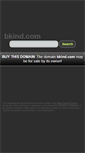 Mobile Screenshot of bkind.com